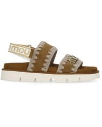 Mou - Flat Sandalen - Lyst
