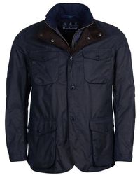 Barbour - Jassen ,Blauw ,Blauwe Jassen Met Gewatteerde Gilet - Lyst