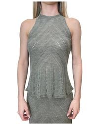 Twinset - Sleeveless Tops - Lyst