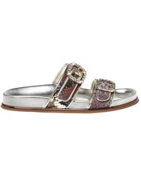 Baldinini - Python Print Mule - Lyst