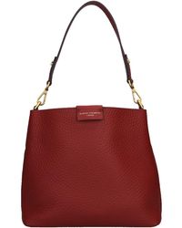Gianni Chiarini - Tassen ,Rood ,Leer Aretha Shoulder Bag - Lyst