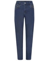 Cro - Jeans ,Blauw ,Katoen Suzanne Broek Met Rits Detail - Lyst