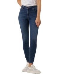 Lee Jeans - Scarlett High Skinny Jeans Blauw - Lyst