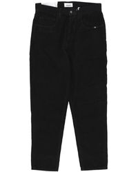 AMISH - Cord Herren Lange Hose Schwarz - Lyst