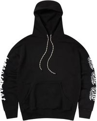 Aries - Hoodies & Sweatvesten ,Zwart ,Katoen Meowharishi Geborduurde Hoodie - Lyst