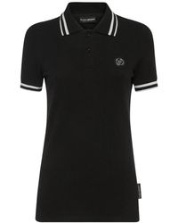 Philipp Plein - Fitness ,Zwart ,Katoen Polo Shirt Ss - Lyst