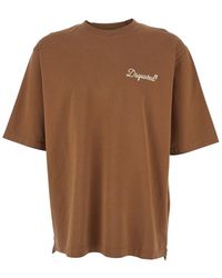 DSquared² - T-Shirt Met Geborduurd Logo - Lyst