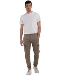Replay - Slim-Fit Trousers - Lyst