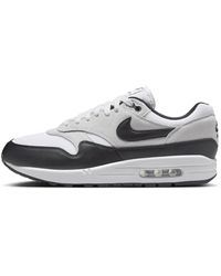 Nike - Air Max 1 Grau Schwarz Schuhe - Lyst