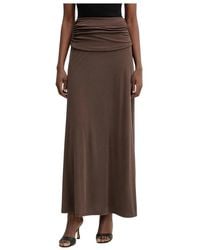 Guess - Rokken ,Bruin ,Polyester Milena Rok - Lyst