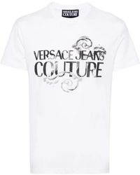 Versace - Weiße t-shirts polos für männer - Lyst