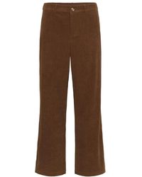 Cream - Broeken ,Bruin ,Polyester Crkanna Corduroy Pant - Lyst