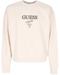 Guess - Sudadera De Hombre Con Cuello Redondo Go Baker Logo Cuello Redondo - Lyst