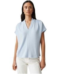 Opus - V-Hals Blouse - Lyst
