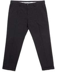 Dolce & Gabbana - Pantaloni chino in cotone nero - slim fit - Lyst