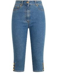 Moschino - Cropped Jeans - Lyst