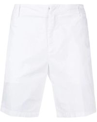 Dondup - Shorts in cotone bianco manheim - Lyst