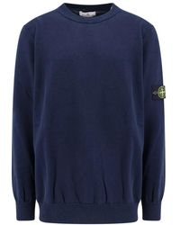 Stone Island - Round-Neck Knitwear - Lyst