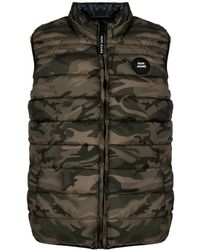 Pepe Jeans - Jassen ,Groen ,Leer Vests - Lyst