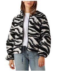 Another Label - Jassen ,Zwart ,Wol Zwarte Sari Jas Voor Vrouwen - Lyst