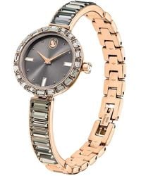 Swarovski - Accessoires ,Veelkleurig ,Horloge Matrix Armband 25 Mm Roségoud & Grijs 5679887 - Lyst