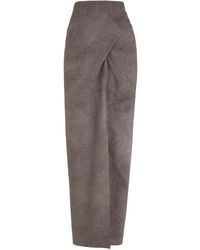 Cortana - Rokken ,Grijs ,Linnen Fania Skirt - Lyst