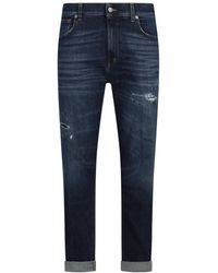 Dondup - Jeans ,Blauw ,Katoen Ervin Jeans - Lyst