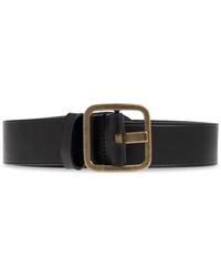 DSquared² - Accessoires ,Zwart ,Leer Plaque Riem - Lyst