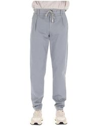 Eleventy - Straight Trousers - Lyst