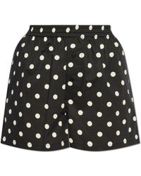 Moschino - Shorts Met Polka Dot Patroon - Lyst