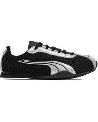 PUMA - Schwarze Mesh-Sneaker Mit Metallischem Detail - Lyst
