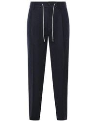 Eleventy - Broeken ,Blauw ,Trainingsbroeken - Lyst