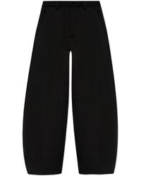DSquared² - Broeken ,Zwart ,Katoen Wijde Pijpen Broek - Lyst