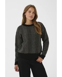 Kaffe - Round-Neck Strickwaren - Lyst