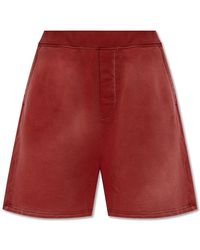 DSquared² - Korte Broeken ,Rood ,Katoen Short Shorts - Lyst