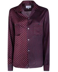 Maison Margiela - Paisley Print Long-Sleeve Shirt - Lyst