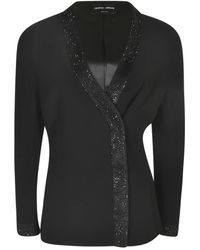 Giorgio Armani - Jassen ,Zwart ,Stijlvolle Jassen Collectie - Lyst