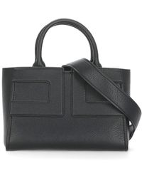 Elisabetta Franchi - Schwarze Schultertasche Mit Abnehmbarem Riemen - Lyst
