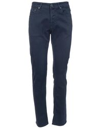 Jacob Cohen - Slim fit bard jeans mit besticktem logo - Lyst
