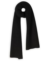 Moss Copenhagen - Schwarzer Stylischer Schal Für Herbst/Winter - Lyst