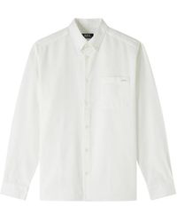 A.P.C. - Mateo Logo Shirt - Lyst