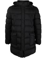 Herno - Geweven Half Mantel - Lyst