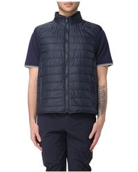 Fay - Jassen ,Blauw ,Katoen Stijlvolle Jas - Lyst