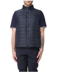 Fay - Jassen ,Blauw ,Katoen Stijlvolle Jas - Lyst