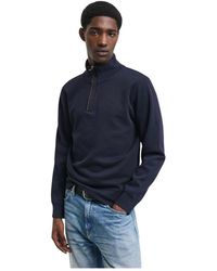 GANT - Half-Zip Sweatshirt Sacker Rib - Lyst