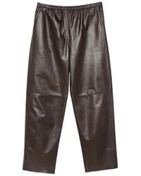 Antonelli - Leather Trousers - Lyst
