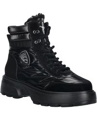 Blauer - Schoenen ,Zwart ,Leer Combat Boot Blanca - Lyst