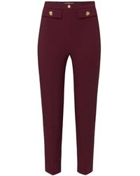 Elisabetta Franchi - Trousers > cropped trousers - Lyst