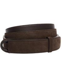 Orciani - Accessoires ,Bruin ,Leer No Buckle Nabucco Riem - Lyst