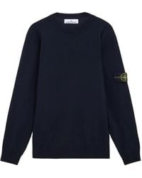 Stone Island - Hoodies & Sweatvesten ,Blauw ,Blauwe Sweaters Voor Mannen - Lyst